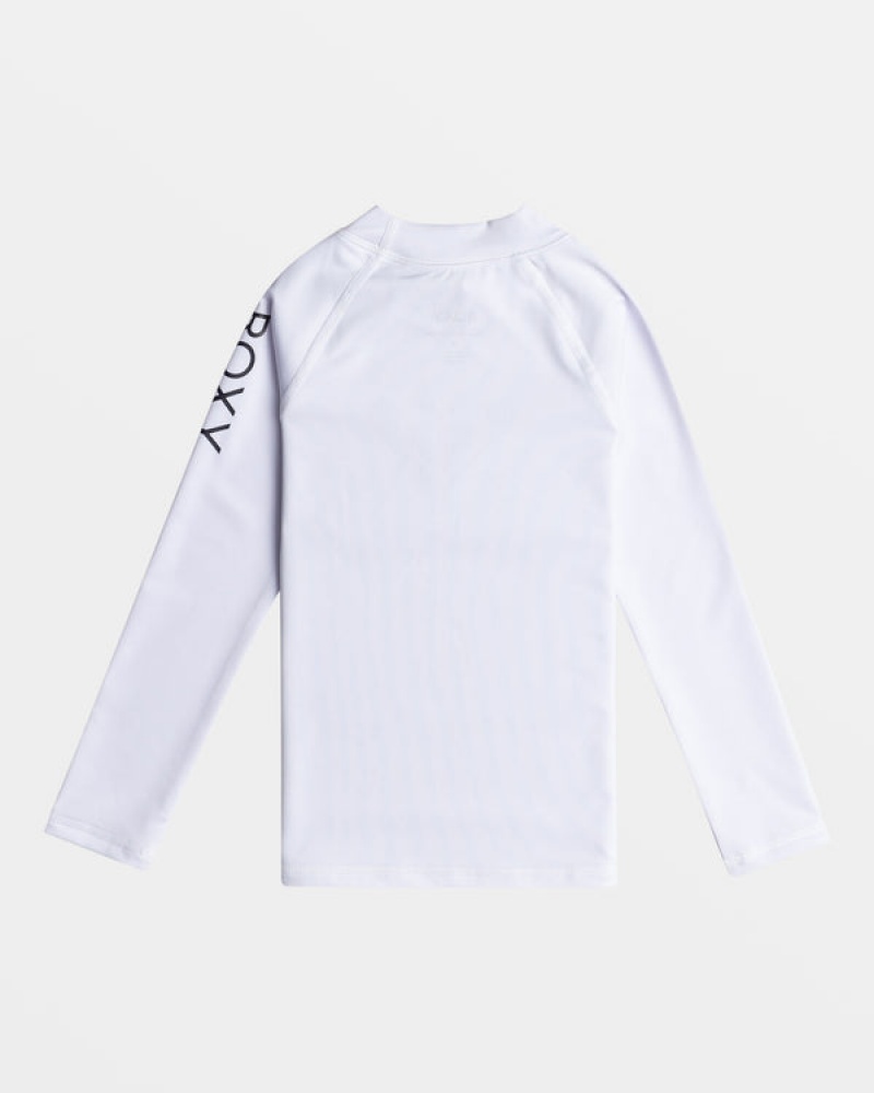 ロキシー Whole Hearted Long Sleeve UPF 50 Rashguard スイムウェア ガール | LOV906374