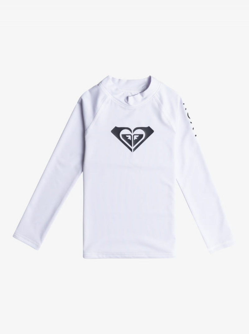 ロキシー Whole Hearted Long Sleeve UPF 50 Rashguard スイムウェア ガール | LOV906374