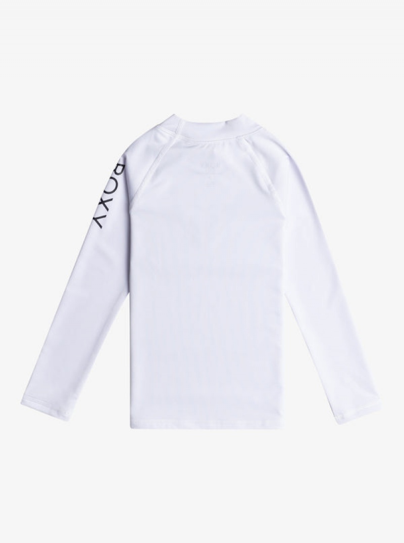 ロキシー Whole Hearted Long Sleeve UPF 50 Rashguard スイムウェア ガール | LOV906374