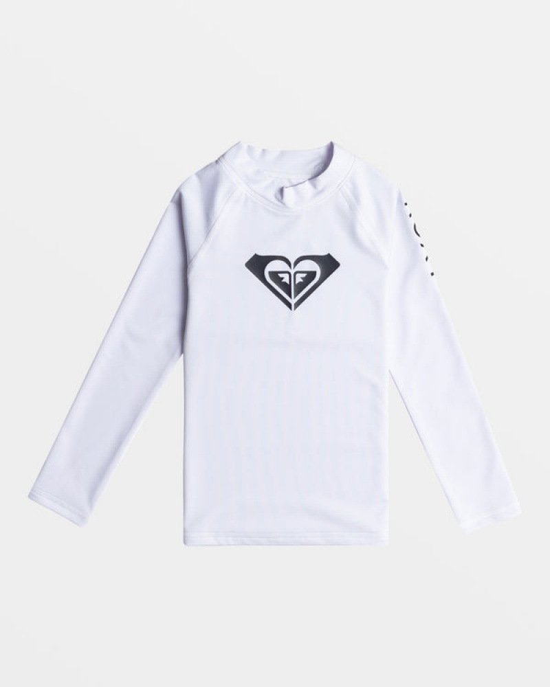 ロキシー Whole Hearted Long Sleeve UPF 50 Rashguard スイムウェア ガール | LOV906374