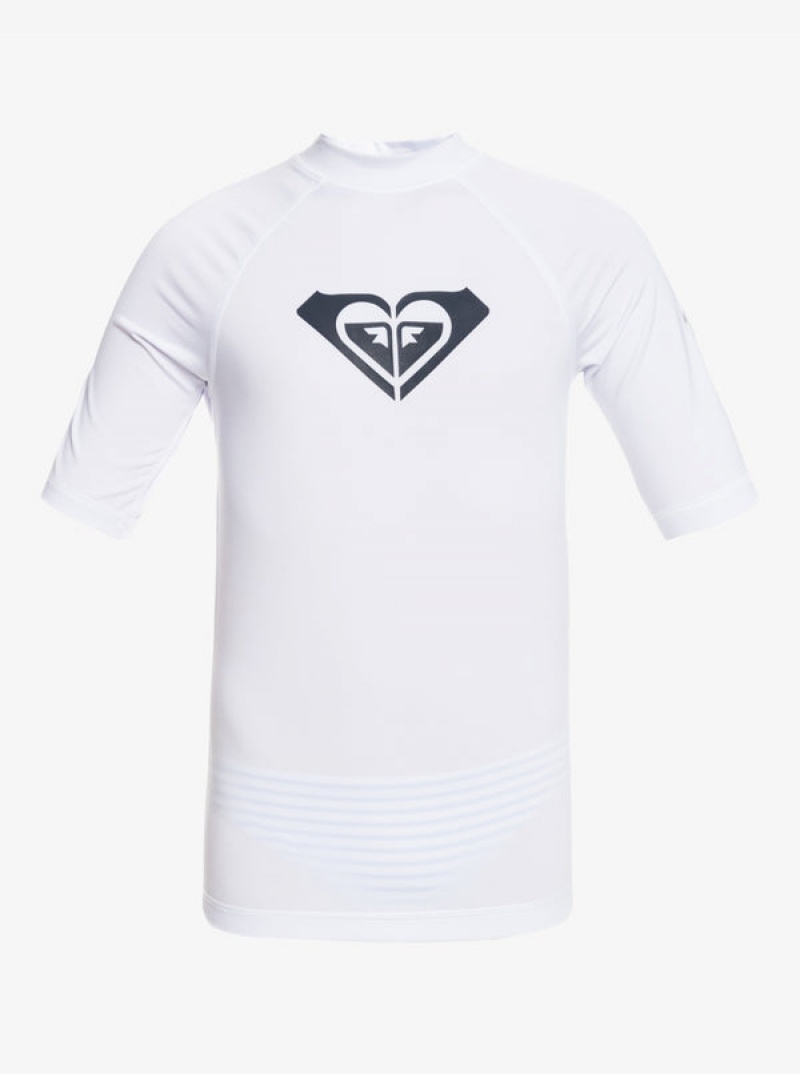 ロキシー Wholehearted UPF 50 Short Sleeve Rashguard スイムウェア ガール | ZIE368170